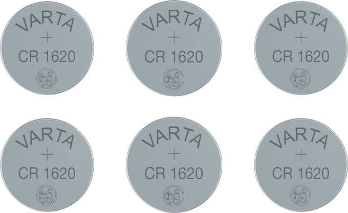 VARTA - Batterij CR 1620 - Knoopcel - Lithium - 3Volt - 6 STUK(S)