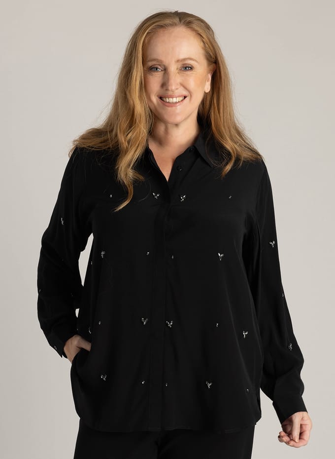 YEST CURVE Heike Tops - Black - maat 3(52)