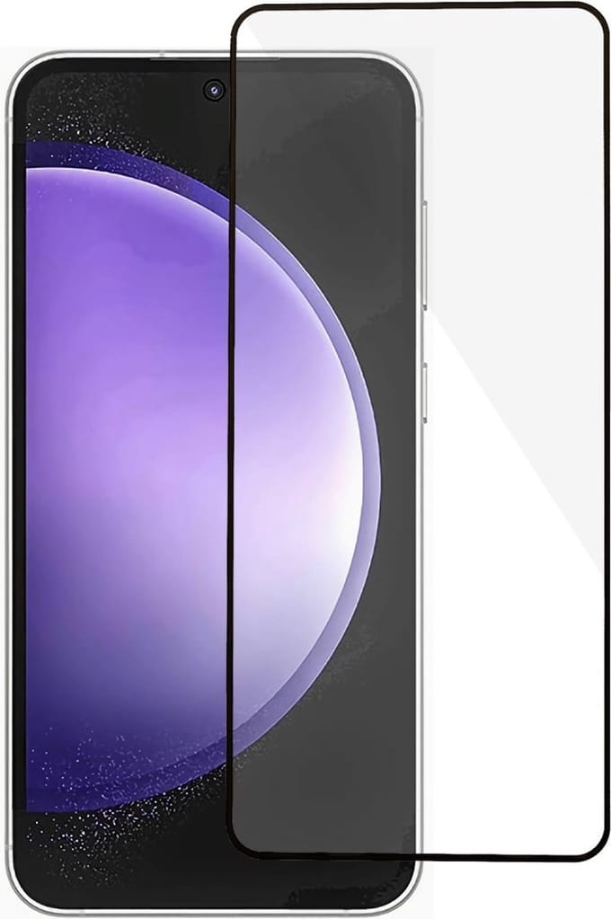 Screen Protector - Geschikt voor Samsung Galaxy S24 FE Screen Protector - Full-Cover 9H Tempered Glass - Zwart