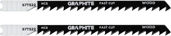 GRAPHITE - Decoupeerzaagblad - U-schacht - HCS - 6 TPI