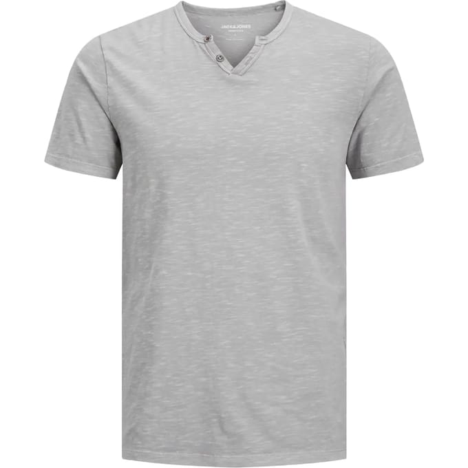 JACK&JONES - JJESPLIT NECK TEE SS NOOS - Heren - T-shirts