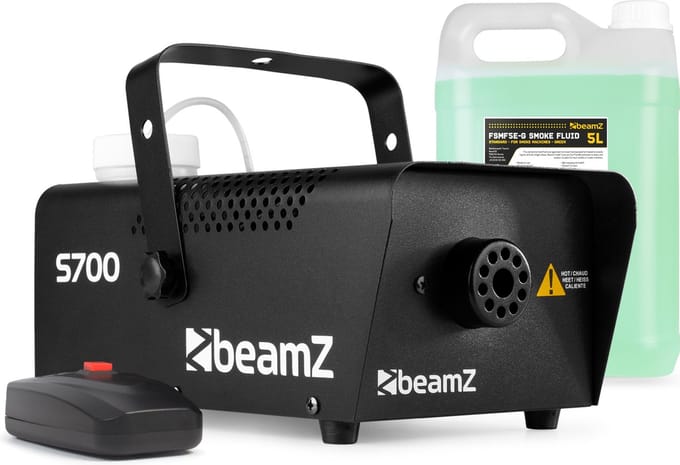 Rookmachine - Beamz S700 rookmachine 700W incl. ruim 5L rookvloeistof