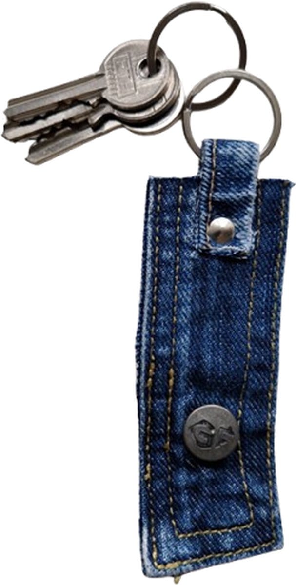 Toetie & Zo - Sleutelhanger - Jeans - Denim