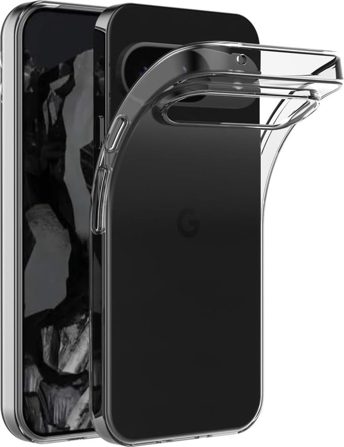 Hoesje voor Google Pixel 9 / 9 Pro backcover Shockproof siliconen Transparant
