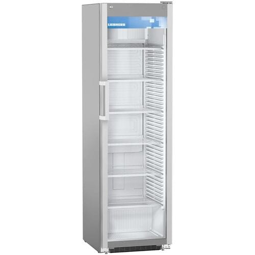 Liebherr Drankenkoelkast PREMIUM - 441 liter - 1 glazen deur & Reclamedisplay - Grijs