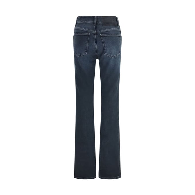 Haikure Blauwe Katoenen Uitlopende Jeans