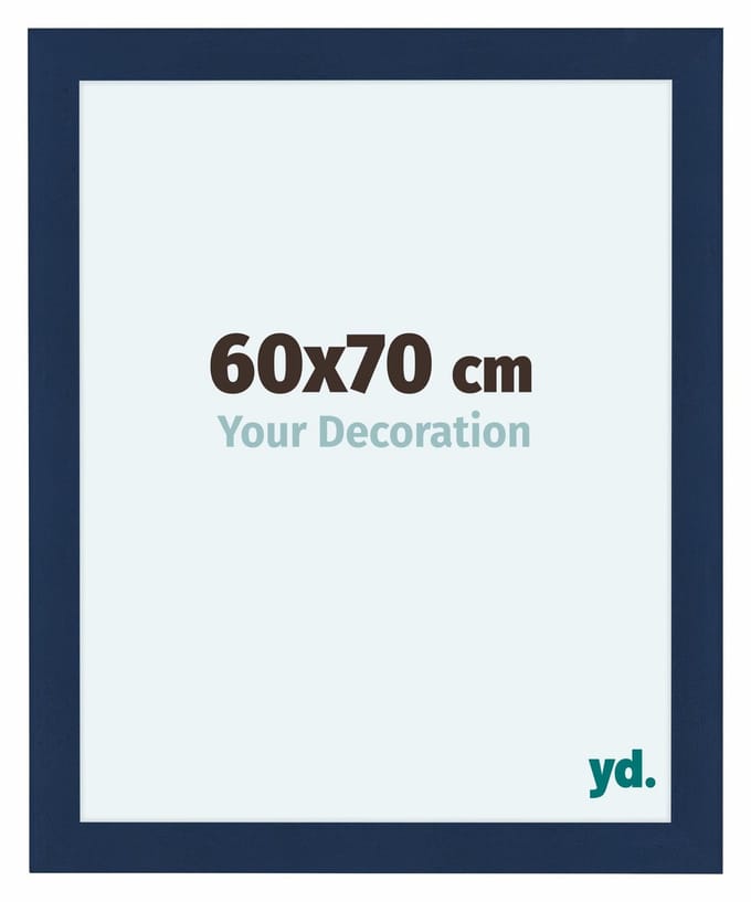 Your Decoration - Fotolijst 60x70 cm - MDF - Donkerblauw Geveegd - Como