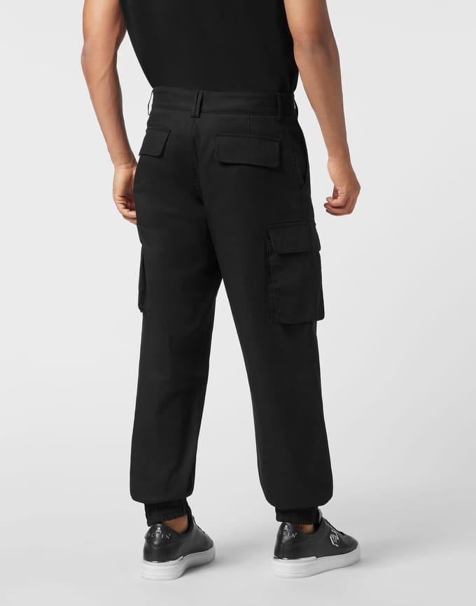 Straight Cargo Fit Trousers