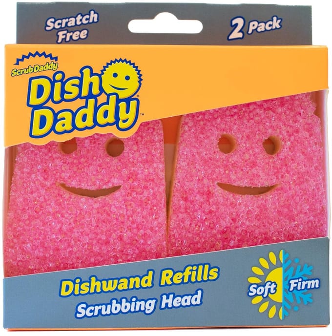 Dish Daddy Wand Refill Head Pink