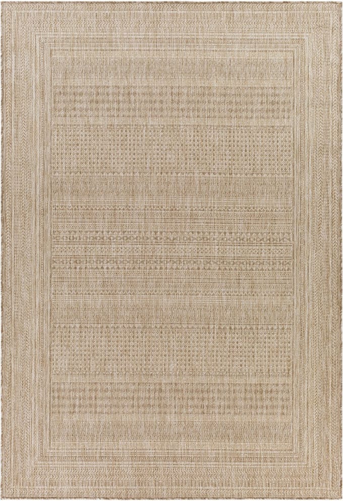SURYA Sierra vloerkleed jute-look beige - binnen en buiten