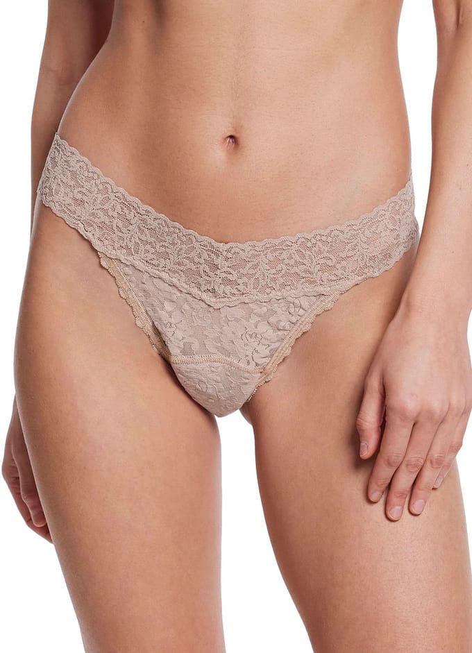 Hanky Panky Leakproof Original Rise Thong - FT1101 - Chai - One size - Menstruatie Ondergoed
