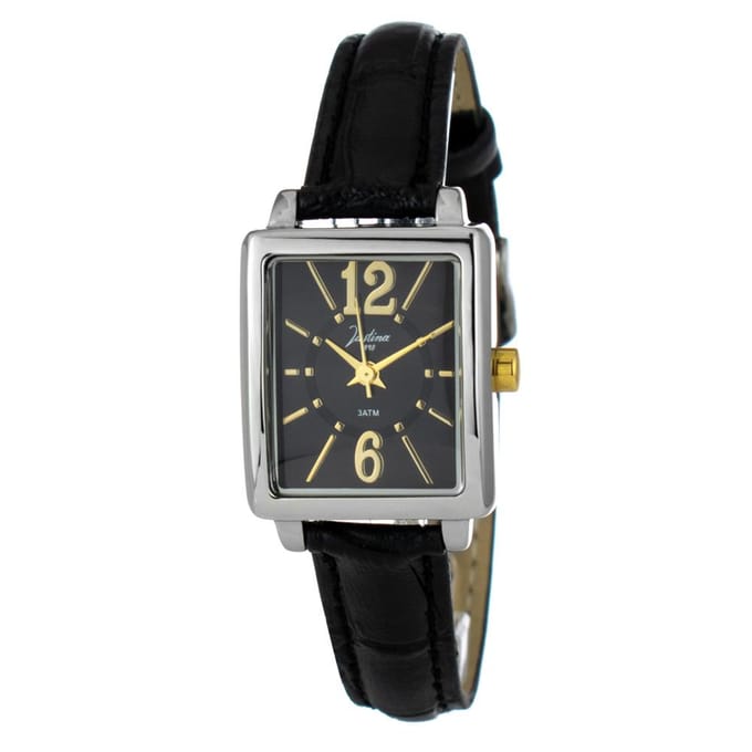 Horloge JUSTINA 21992N. Kwarts, Kleur zilver. Kobieta.