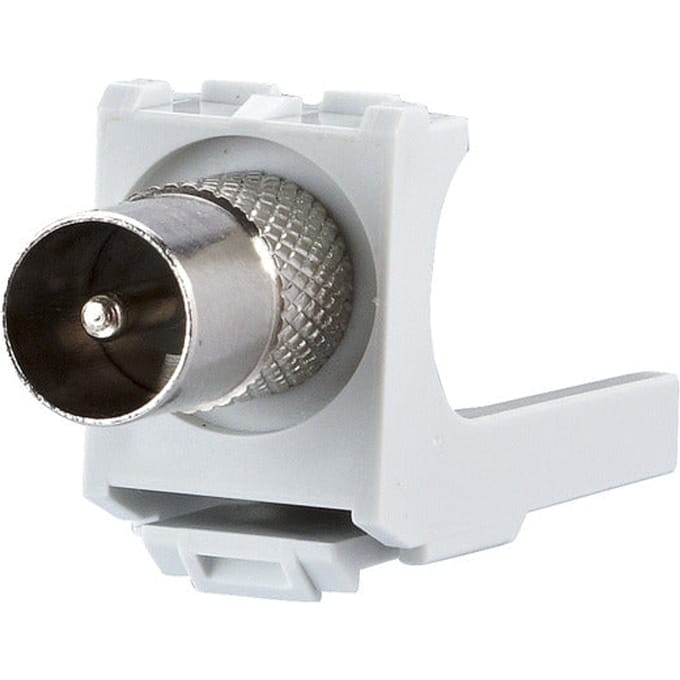 Metz Connect Sonstige Installationstechnik Metz Connect 130898-03-I Slotstein modulaire accessoires 130898-03-I Overige installatietechniek Wit 1...