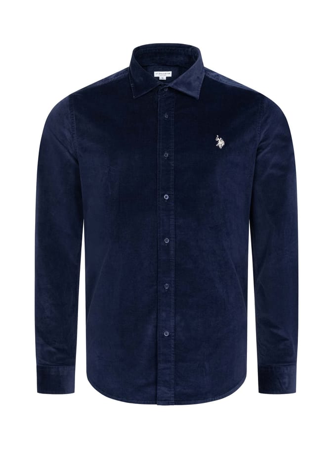 U.S. Polo Assn. heren corduroy overhemd van katoen met stretch