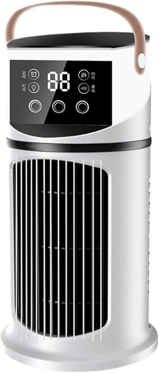 Mobiele Airco - Persoonlijke Koeler - Ruimte Koelen - Verdampingskoeling - 800ml Tank - Wit