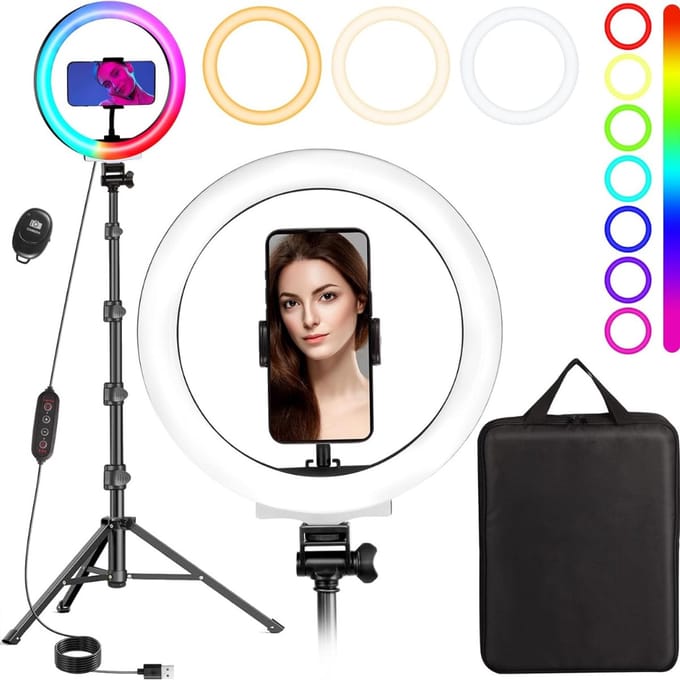 CLVP® Ringlamp met Statief - Ring Light - Verstelbaar - Led Verlichting