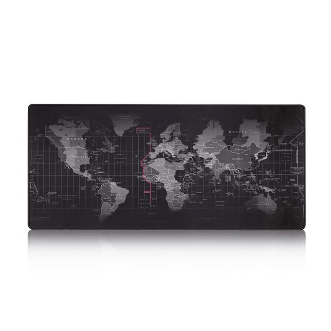 Muismat Bureaumat Extra grote zachte verlengde antislip muismat voor pc-laptop 900&400mm zwart
