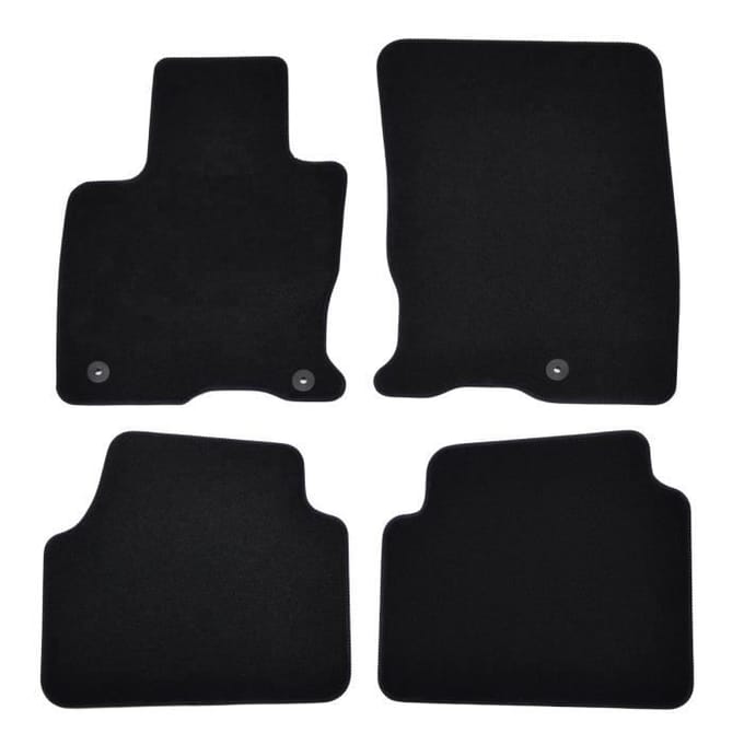 Tapis de sol - Ford - Kuga PHEV - 2020 - 4 pièces - Renforcé sous les pédales - Antidérapant