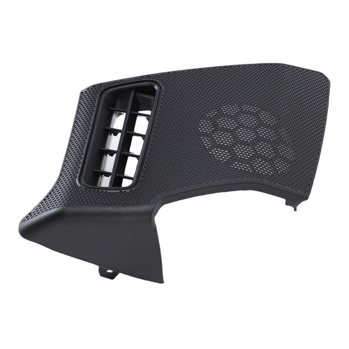 Cache de grille de haut-parleur de ventilation de tableau de bord Cache de klaxon de tableau de bord Cache de haut-parleur avant Remplacement Pour Classe E W210 E320 E430 E55 Right black