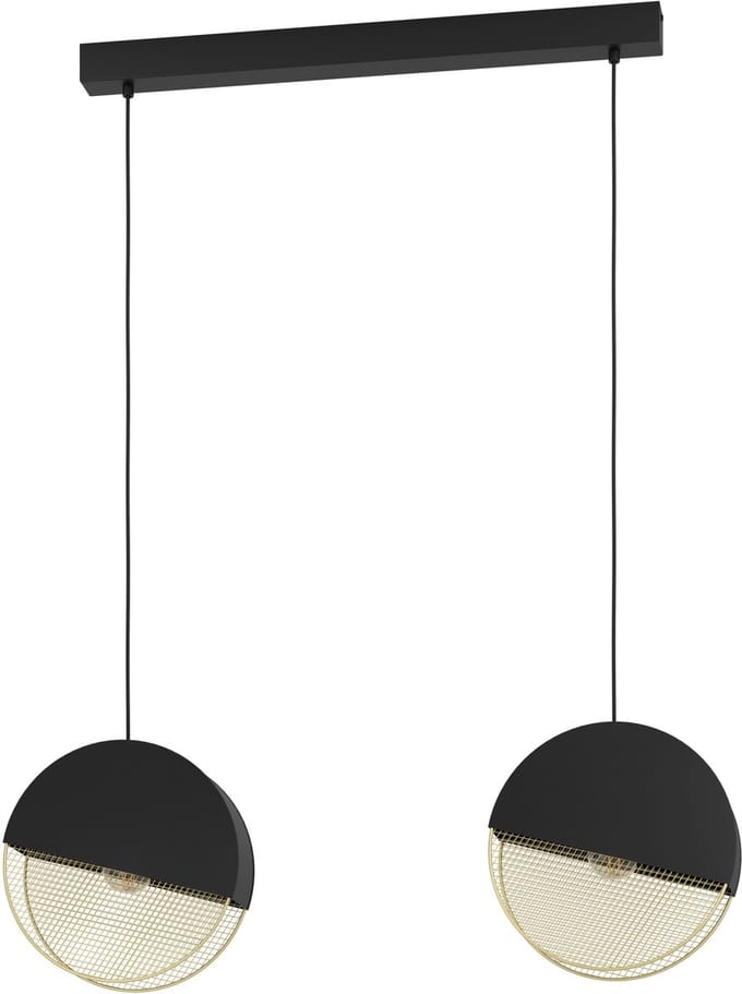 EGLO Mumbles Hanglamp - E27 - 86 cm - Zwart|Goud