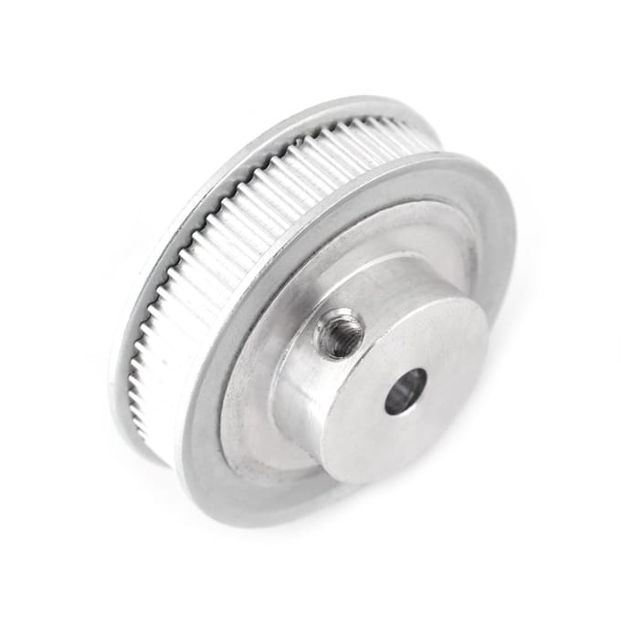 Aluminium GT2 Distributieriem Poelies 60 Tanden 60T 5mm Boring voor 3D Printer white