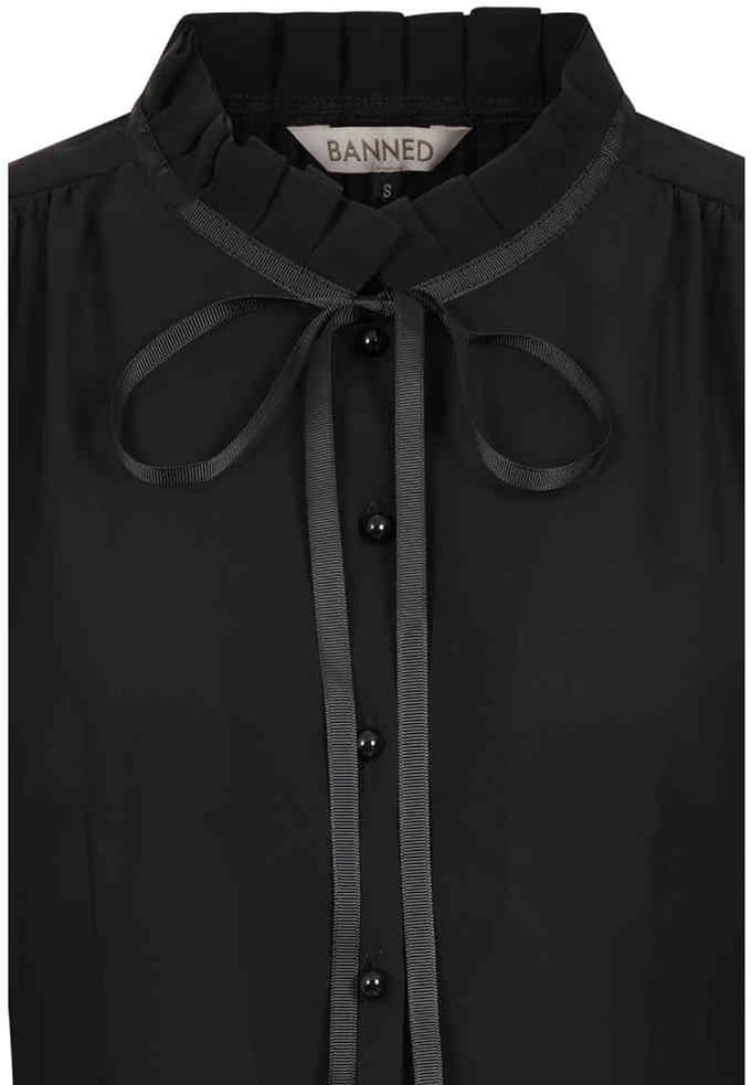 Banned - Helly Blouse - L - Zwart