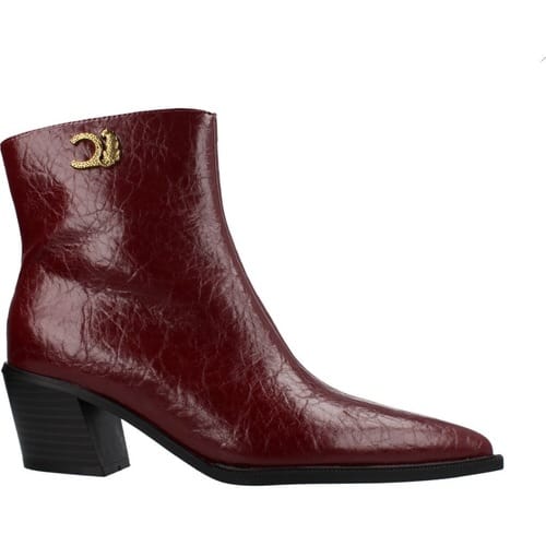Enkellaarzen Lola Casademunt Lc Textured Leopard Leather Effect Ankle