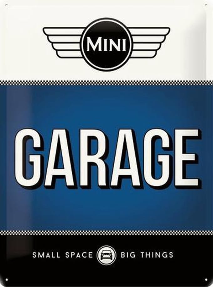Reclamebord Mini Garage
