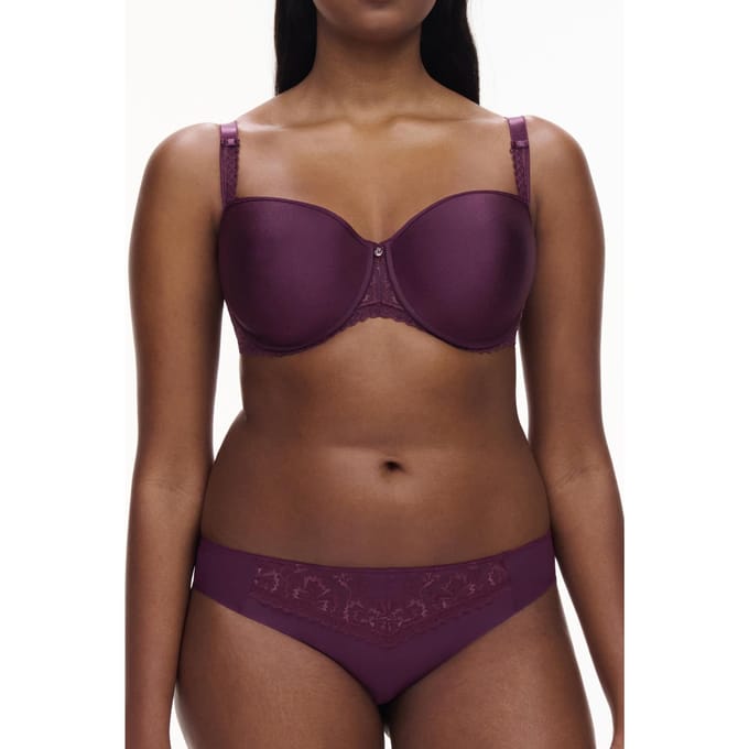 Chantelle Co Bra Tshirt Half Cup Memory Aubergine Shades Größe: C80 | BHs Outlet | Damen