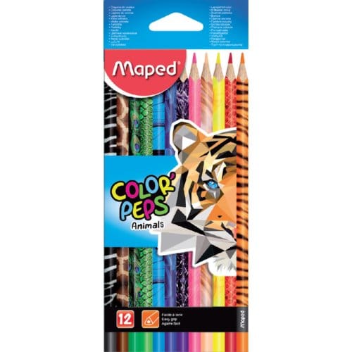 Kleurpotlood Maped Color'Peps Animals set à 12 kleuren