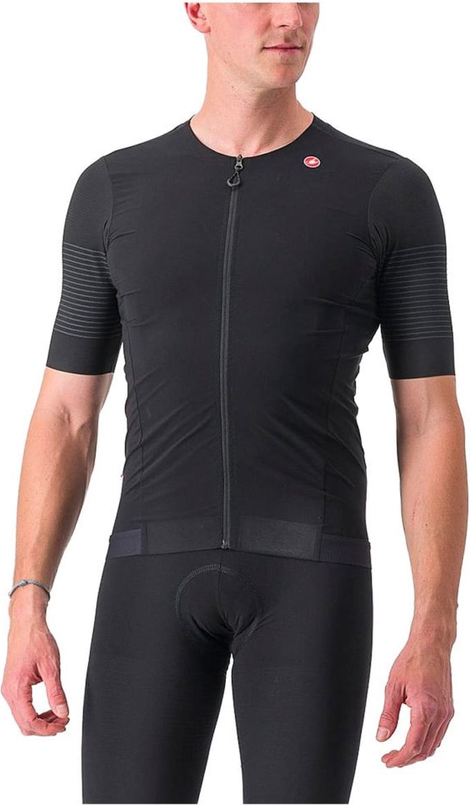 Castelli Premio Korte Mouw Wielertrui Zwart S Man