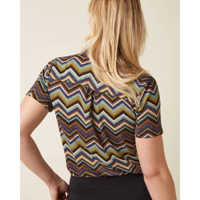 King Louie Maise blouse shio strong blue