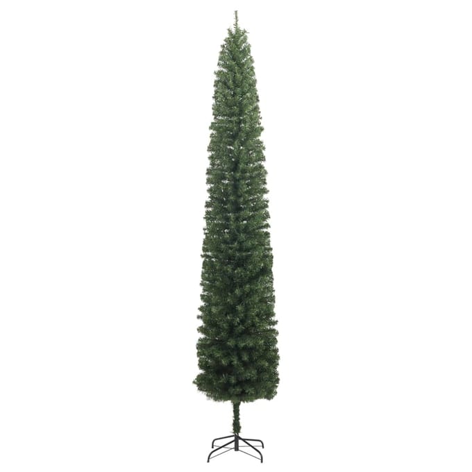 vidaXL - Kunstkerstboom - smal - met - standaard - 300 - cm - PVC