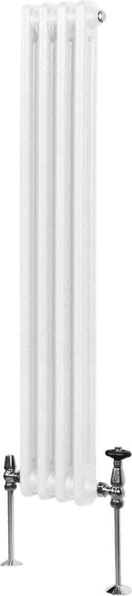Traditionele 2-kolomsradiator - wit - 1500x202 mm - 1861 btu