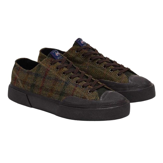 Superga Volwassen unisex 2432 Works Patchwork Wollen Trainers (Groen/donkerbruin)