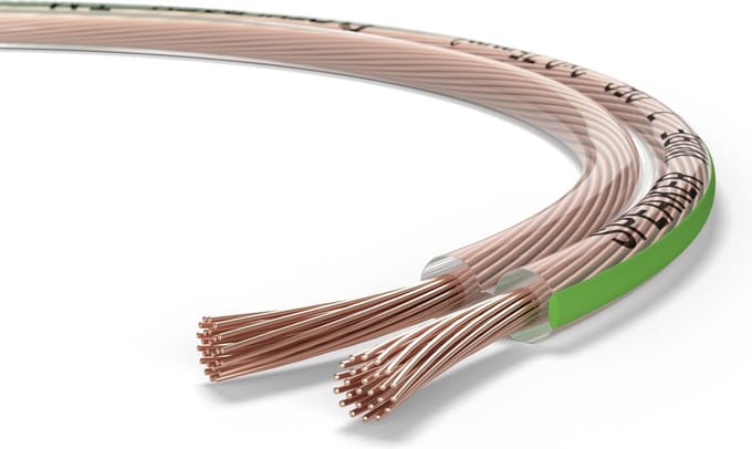Oehlbach Luidsprekerkabel 2 x 0,75mm², minihaspel 30 m