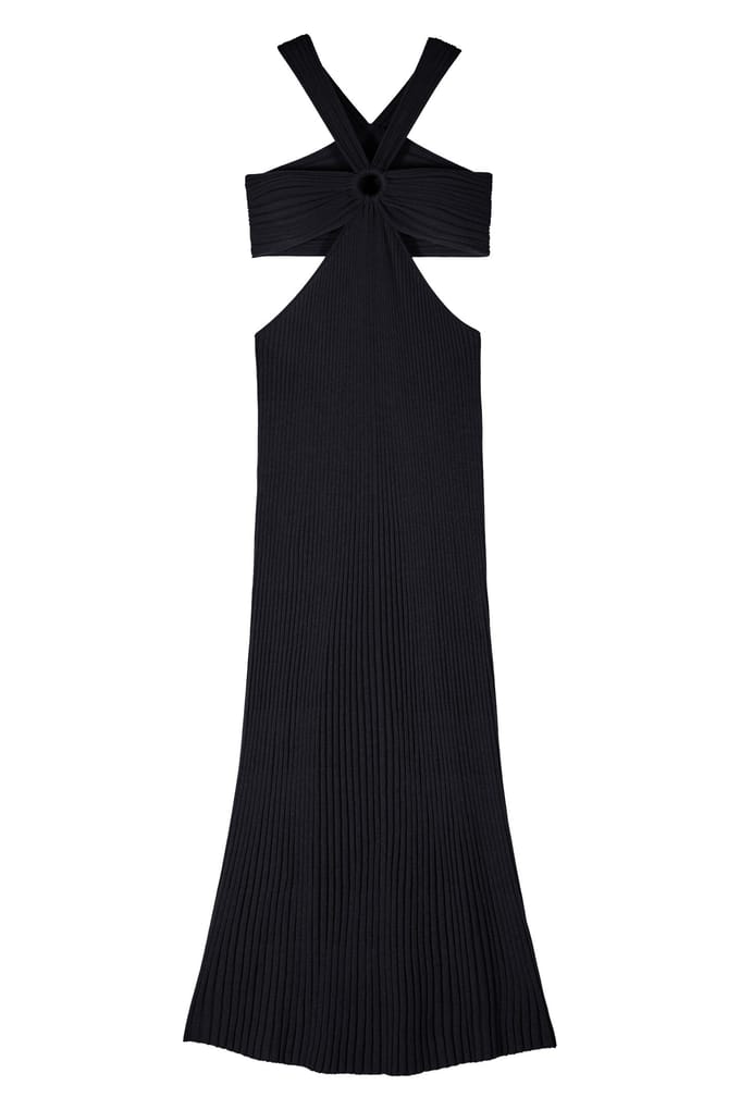 BA&SH Robe Patras Noir Taglia: L | Abiti Midi Outlet | Donna