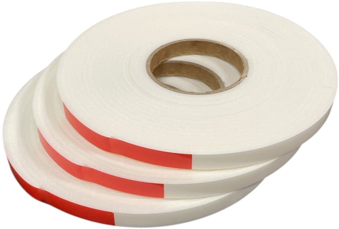 Deltafix glasband zelfklevend wit - 9x3 mm - 3 rolletjes van 5 meter