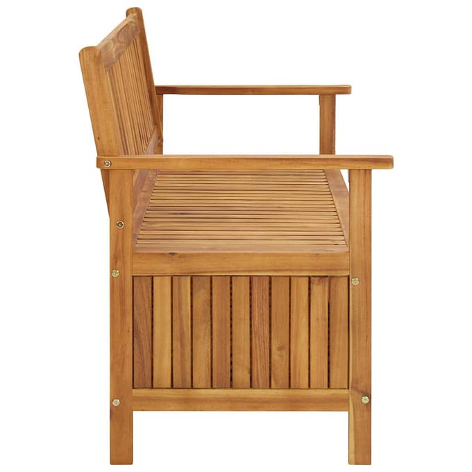 vidaXL - Tuinopbergbank - 148 - cm - massief - acaciahout