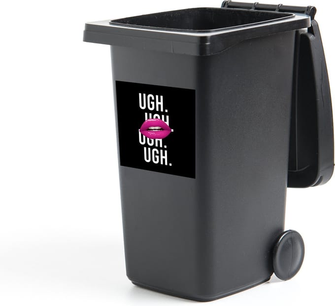 Container sticker Kinderen - Quotes - Roze - 40x40 cm - Kliko sticker
