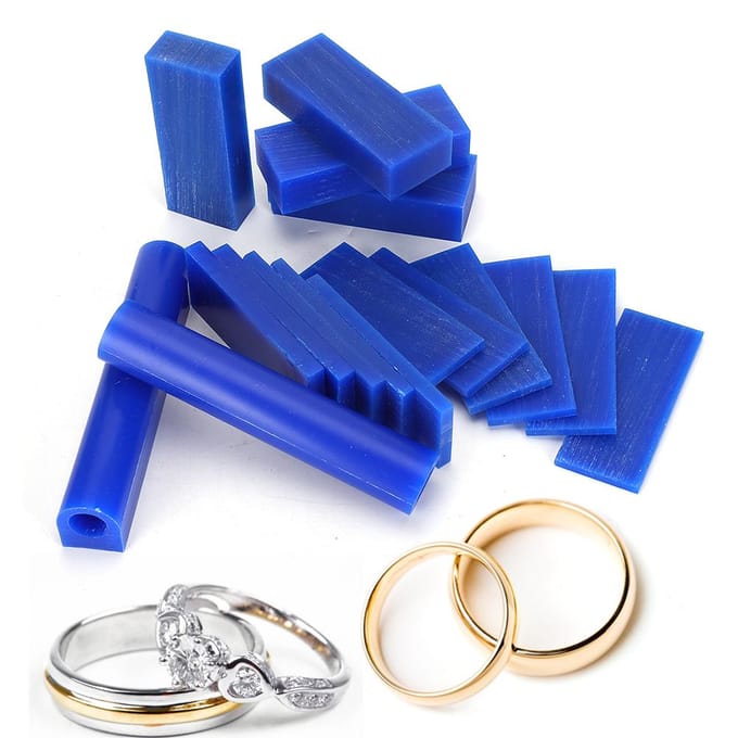 Sieraden Ring Mal Wax Buis Sieraden Ring Maken Graveerplaat Set Blauw blue