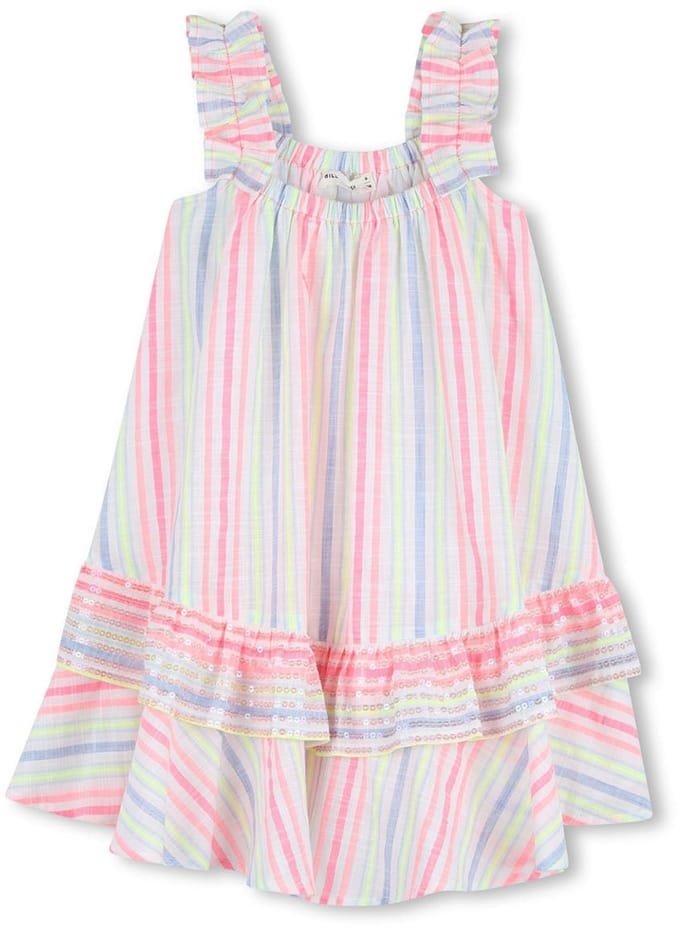 Billieblush - Jurk stripe - Blue - Maat 128