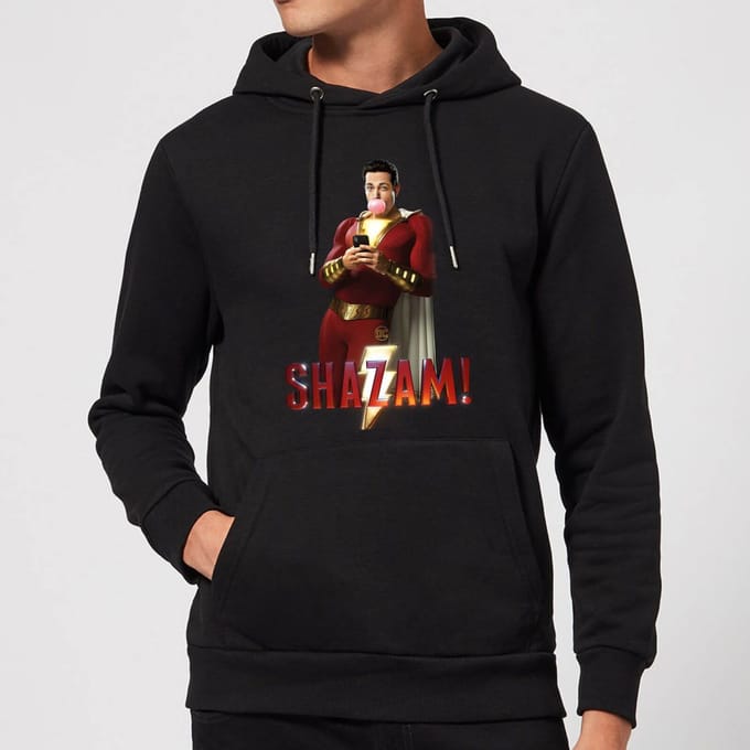 Shazam! Bubble Gum hoodie - Zwart - S