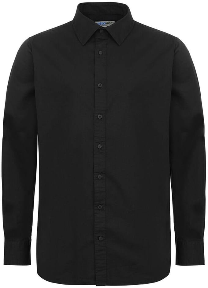 Cottover Poplin Comfort (GOTS) 141052 - Zwart - 44