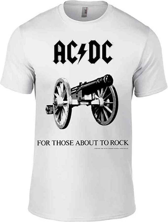 AC/DC Heren Tshirt -M- For Those About To Rock Wit