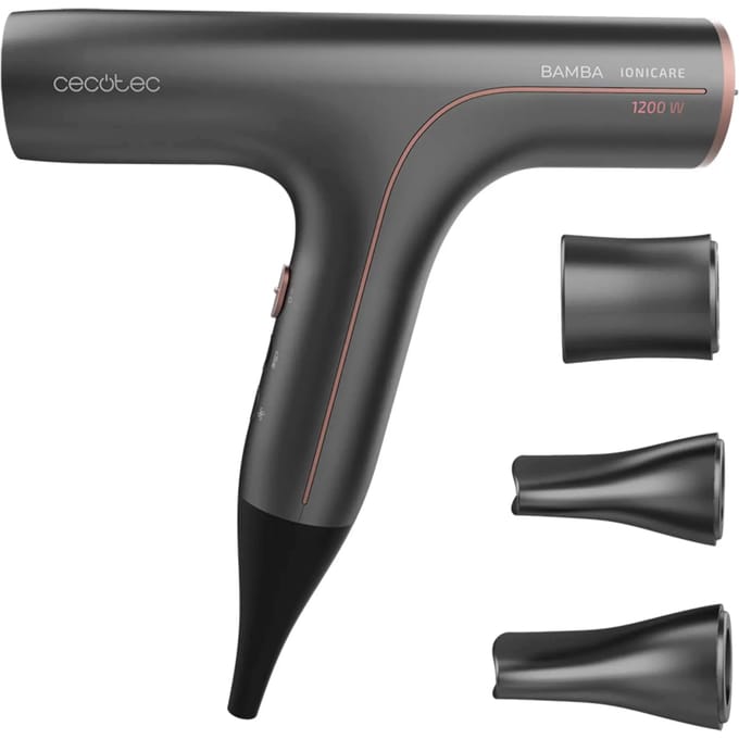 Föhn Cecotec IoniCare - 6000 Rockstar - Soft - 1200W - Zwart
