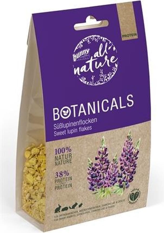 Bunny nature botanicals protein zoete lupine vlokken (140 GR)