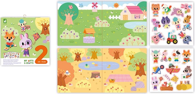 Janod - My Arts & Crafts - Herbruikbare stickersset
