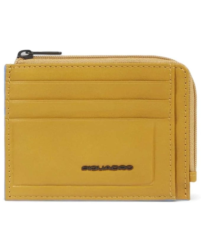 Creditcardhouder Piquadro Mannen Geel leer - PP4822S138R-G