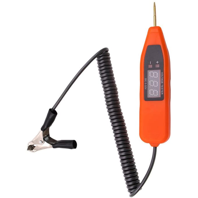 5-32V spanningstester LCD digitaal display elektrische circuittester spannings- en vermogenstestpensonde